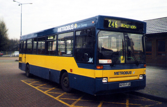 Route 246, Metrobus 759, N259PJR, Bromley North Bus Station