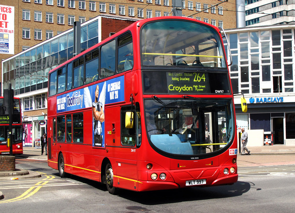 Route 264, Arriva London, DW97, WLT997, Croydon