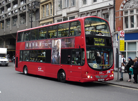 Route 1, East Thames Buses, VWL12, LB02YXK, Aldwych