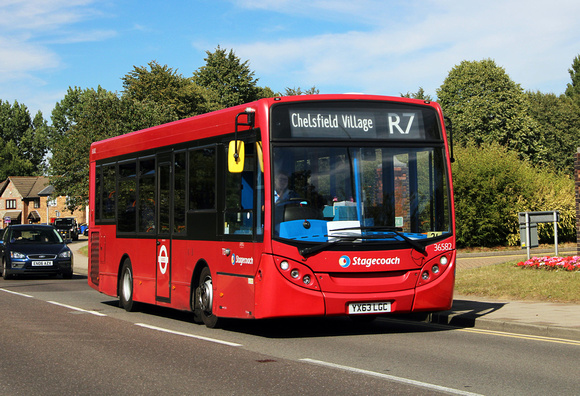 Route R7, Stagecoach London 36582, YX63LGC, Orpington