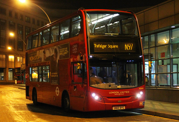Route N97, London United RATP, ADH11, SN60BYG, Hammersmith