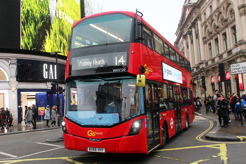 London Bus Routes | Route 14: Putney Heath - Russell Square