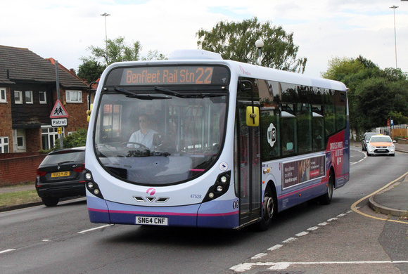 Route 22, First Essex 47528, SN64CNF, Pitsea