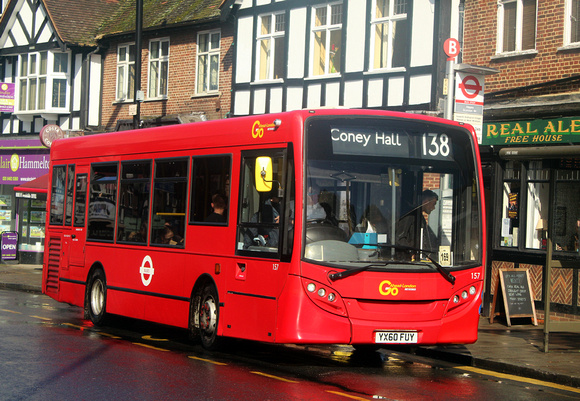 Route 138, Go Ahead London 157, YX60FUY, Hayes