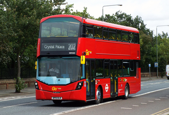 Route 202, Go Ahead London, WHV43, BP15OLM, Crystal Palace