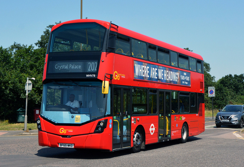 London Bus Routes Route 202 Blackheath, Royal Standard Crystal Palace