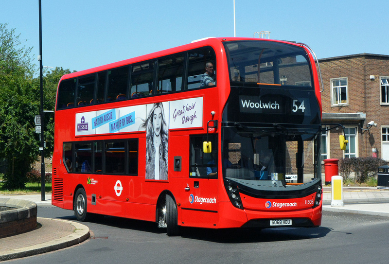 London Bus Routes | Route 54: Elmers End - Woolwich | Route 54 ...