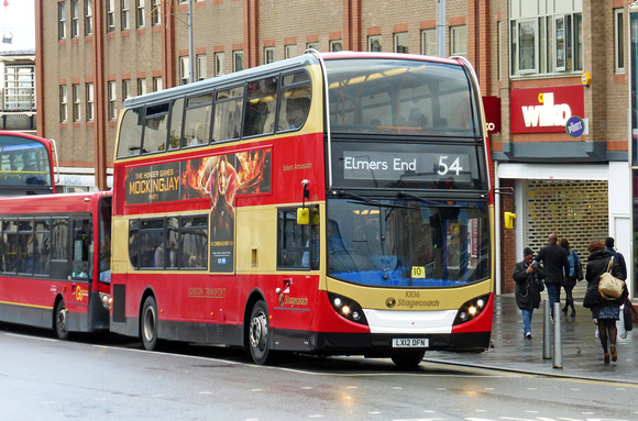 Route 54, Stagecoach London 10136, LX12DFN, Woolwich