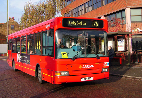 Route 126, Arriva Kent Thameside 3294, Y294TKJ, Bromley