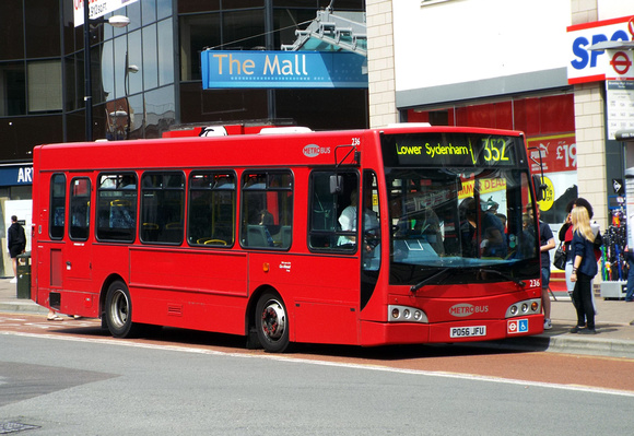 Route 352, Metrobus 236, PO56JFU, Bromley