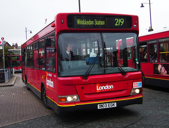 Route 219, London General, LDP103, S103EGK, Wimbledon