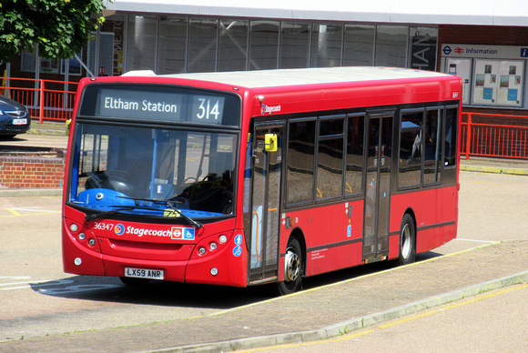 Route 314, Stagecoach London 36347, LX59ANR, Eltham