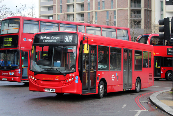 Route 309, CT Plus 1223, YX66WFU, Canning Town