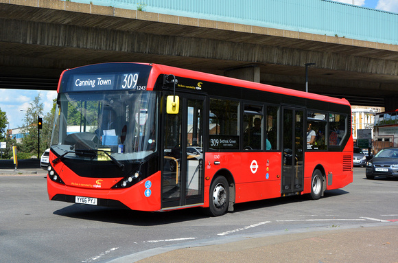 Route 309, CT Plus 1243, YY66PYJ, Canning Town
