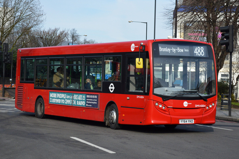 London Bus Routes | Route 488: Bromley-by-Bow, Tesco - Dalston Junction