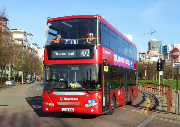 Route 472, Stagecoach London 15050, LX09ABV, East Greenwich