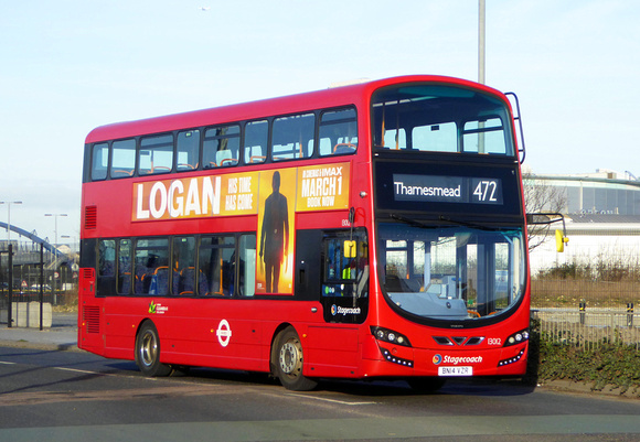 Route 472, Stagecoach London 13012, BN14VZR, East Greenwich