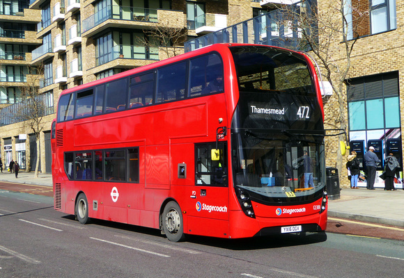 Route 472, Stagecoach London 12381, YX16OGV, Woolwich