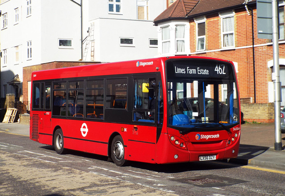 Route 462, Stagecoach London 36304, LX56DZY, Ilford