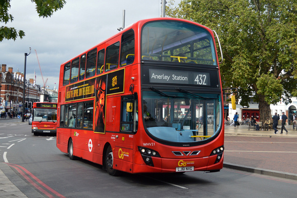 Route 432, Go Ahead London, WHV21, LJ61NVG, Brixton
