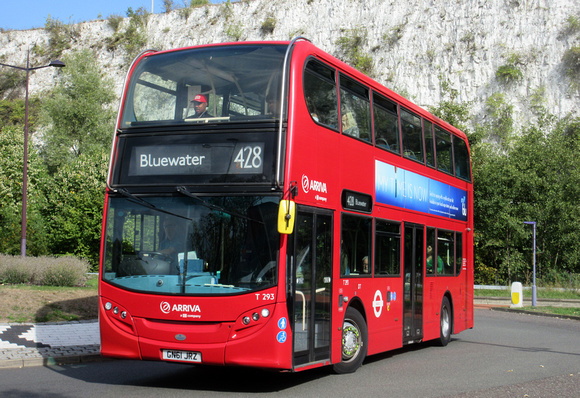 Route 428, Arriva London, T293, GN61JRZ, Bluewater