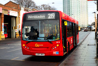 Route 219, Go Ahead London, SE10, LX07BXS, Merton