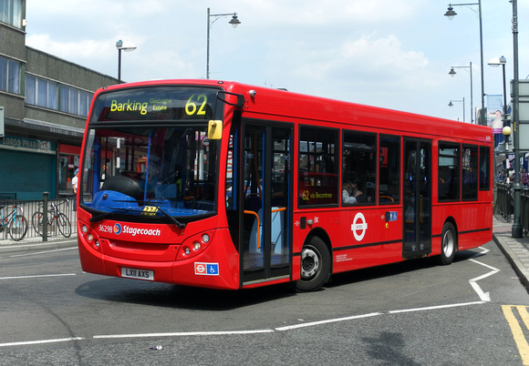 Route 62, Stagecoach London 36298, LX11AXS, Barking