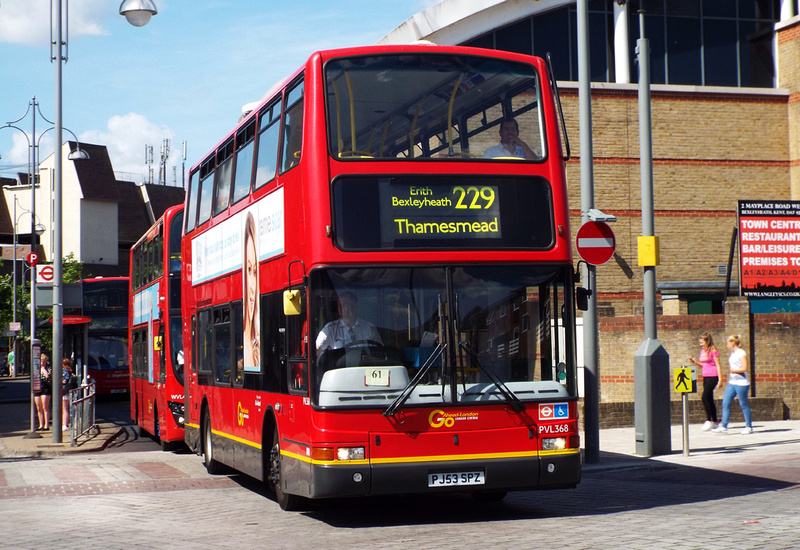 London Bus Routes | Route 229: Queen Mary's Hospital - Thamesmead ...