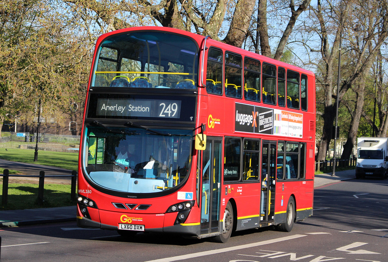 London Bus Routes | Route 249: Anerley Station - Clapham Common | Route ...