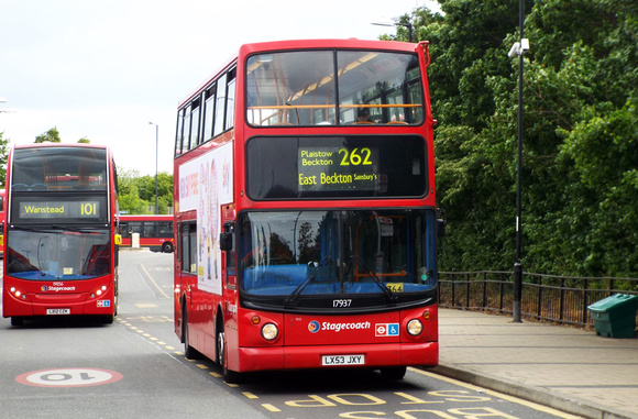 Route 262, Stagecoach London 17987, LX53JXY, Beckton