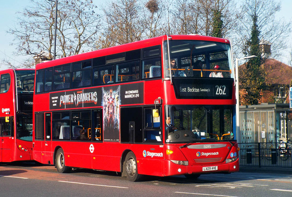 Route 262, Stagecoach London 15095, LX09AHE, Beckton