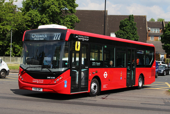Route 272, London United RATP, DME30381, YX19OMT, Chiswick