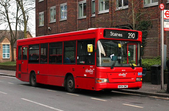 Route 290, Abellio London 8020, BX54DMZ, Twickenham