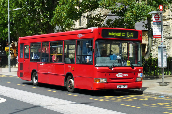 Route B14, Metrobus 251, SN54GPV, Bexleyheath