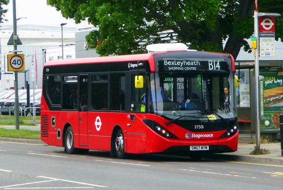 Route B14, Stagecoach London 37501, SN67WYM, Orpington