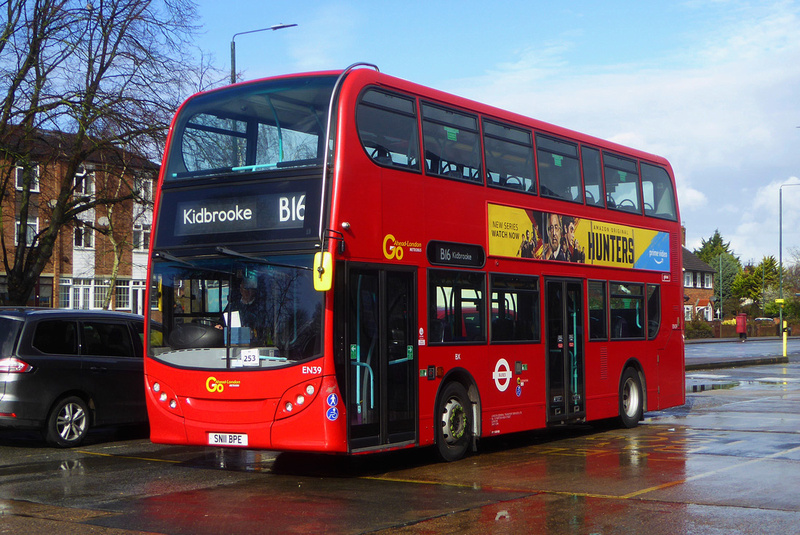 London Bus Routes Route B16 Bexleyheath, Bus Garage Kidbrooke