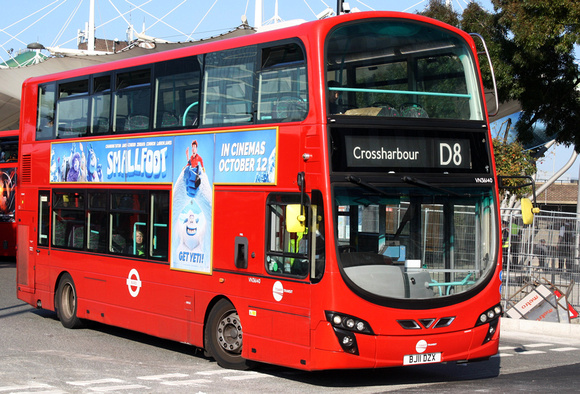 Route D8, Tower Transit, VN36140, BJ11DZX, Stratford