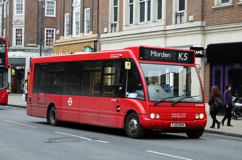 London Bus Routes | Route K5: Ham - Morden | Route K5, Quality Line ...