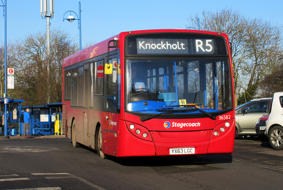 Route R5, Stagecoach London 36582, YX63LGC, Orpington
