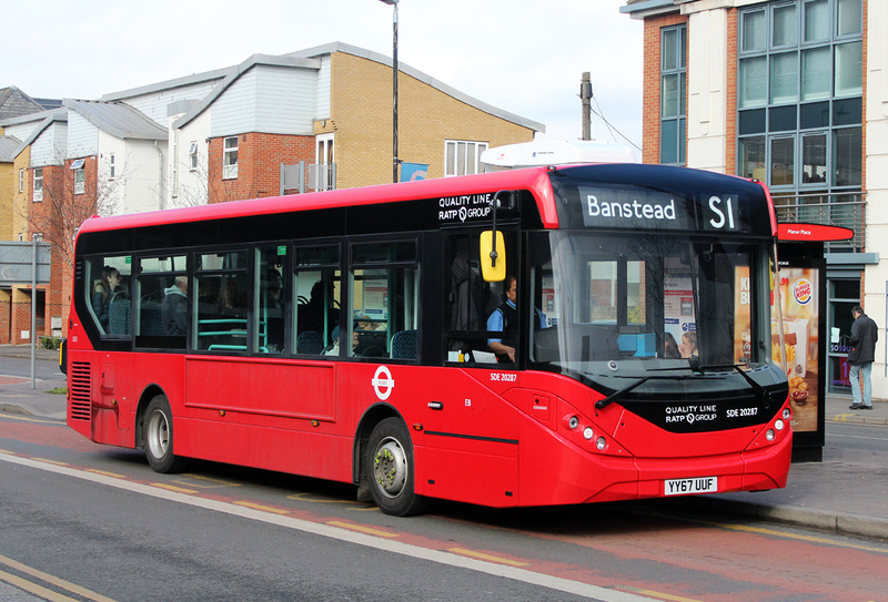 London Bus Routes | Route S1: Banstead - Lavender Fields