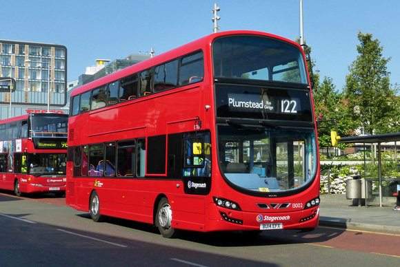Route 122, Stagecoach London 13002, BU14EFX, Woolwich