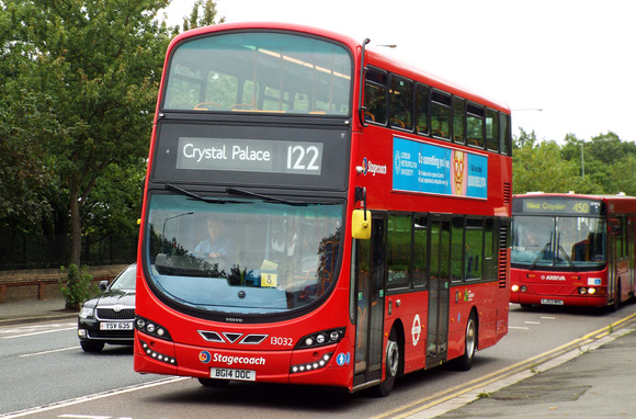 Route 122, Stagecoach London 13032, BG14OOC, Crystal Palace