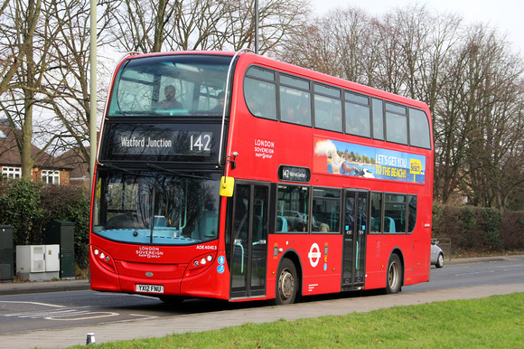 Route 142, London Sovereign RATP, ADE40413, YX12FNU, Stanmore
