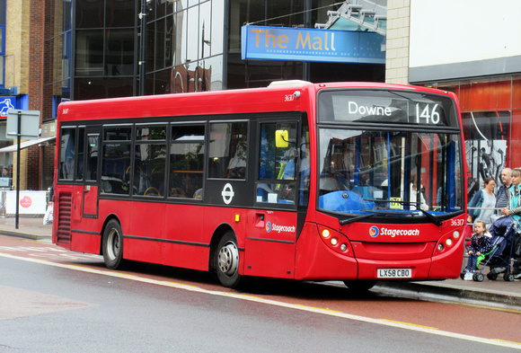 Route 146, Stagecoach London 36317, LX58CBO, Bromley