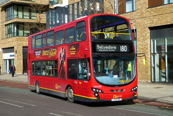 Route 180, Go Ahead London, WVL320, LX59DBY, Woolwich