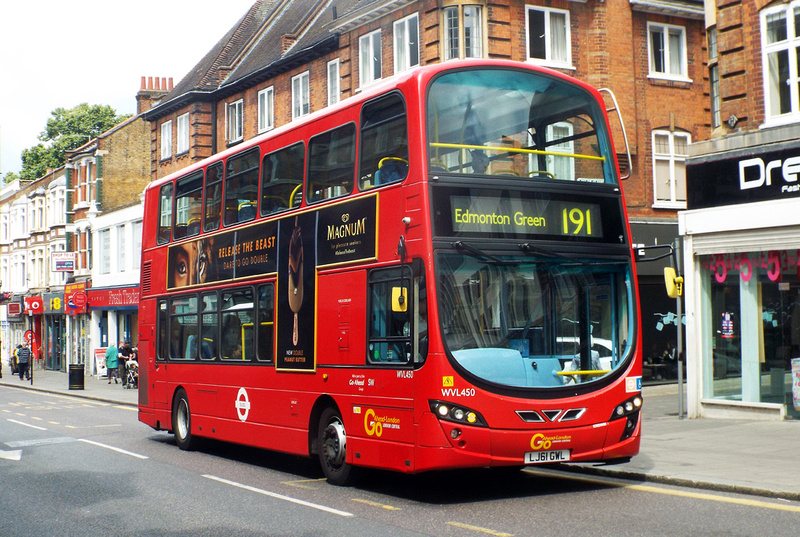 London Bus Routes | Route 191: Brimsdown - Edmonton Green | Route 191 ...