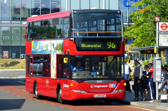 Route 96, Stagecoach London 15093, LX09AHC, Woolwich