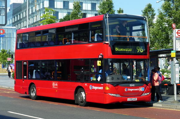 Route 96, Stagecoach London 15040, LX09AAO, Woolwich
