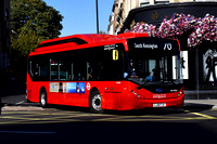 Route 70, London United RATP, BE37015, LJ18FJX, Chepstow Road