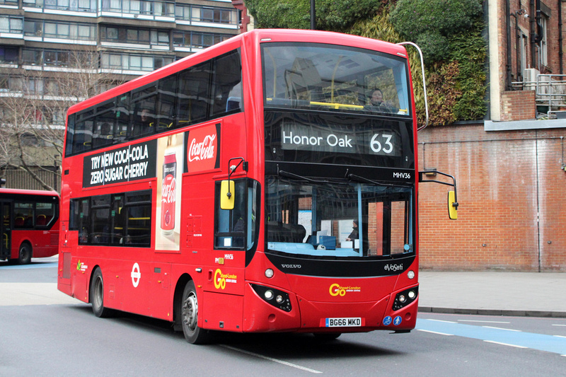 London Bus Routes | Route 63: Honor Oak - King's Cross
